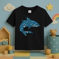 Dot Art Shark Polka Dots Women Toddler T-Shirt thumb 3