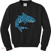 Dot Art Shark Polka Dots Women Kids Sweatshirt thumb 0