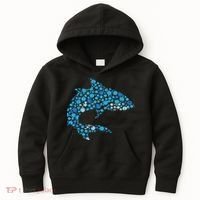 Dot Art Shark Polka Dots Women Kids Hoodie thumb 0
