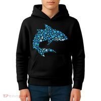 Dot Art Shark Polka Dots Women Kids Hoodie thumb 4