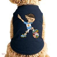 Dabbing Argentina Soccer Jersey National Flag Doggie Tank thumb 0