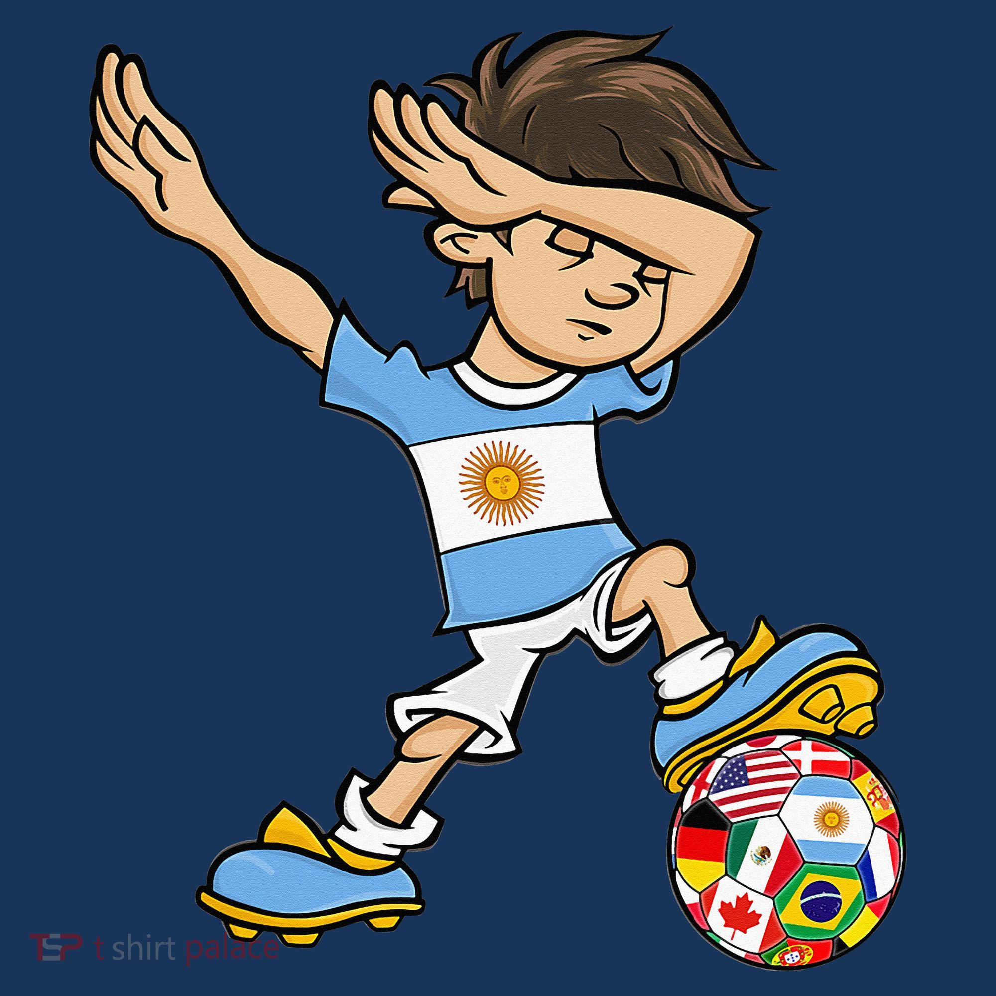 Dabbing Argentina Soccer Jersey National Flag Sweatshirt