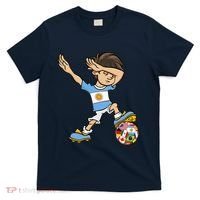 Dabbing Argentina Soccer Jersey National Flag T-Shirt thumb 0