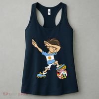Dabbing Argentina Soccer Jersey National Flag Women's Tank Top thumb 3