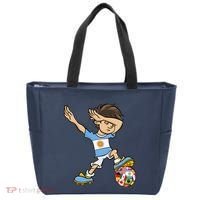 Dabbing Argentina Soccer Jersey National Flag Tote Bag thumb 0