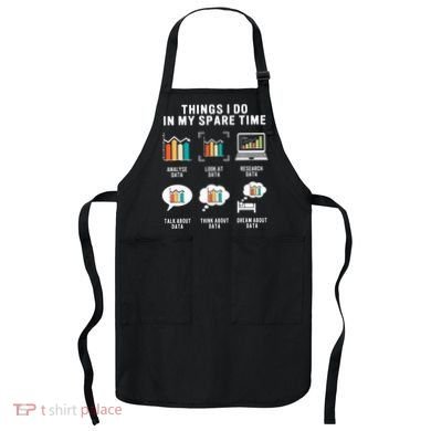 Data Analyst Statistic Scientist Funny Data Engineer Nerd Apron