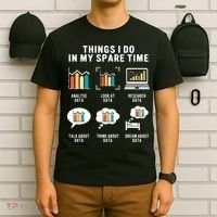 Data Analyst Statistic Scientist Funny Data Engineer Nerd T-Shirt thumb 6