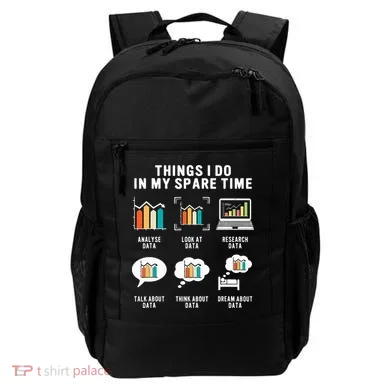 Data Analyst Statistic Scientist Funny Data Engineer Nerd Backpack
