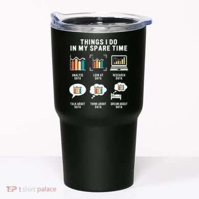 Data Analyst Statistic Scientist Funny Data Engineer Nerd Tumbler