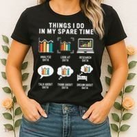 Data Analyst Statistic Scientist Funny Data Engineer Nerd Women's T-Shirt thumb 2