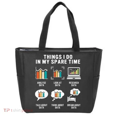 Data Analyst Statistic Scientist Funny Data Engineer Nerd Tote Bag