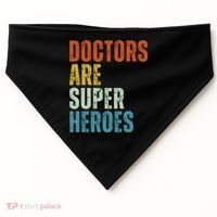 Doctors Are Super Heroes USA-Made Doggie Bandana thumb 0