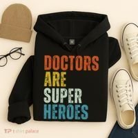 Doctors Are Super Heroes Hoodie thumb 4