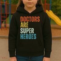 Doctors Are Super Heroes Kids Hoodie thumb 3