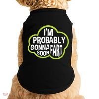 Don't Approach Sarcasm I'm Probably Gonna Fart Soon Funny Doggie Tank thumb 0