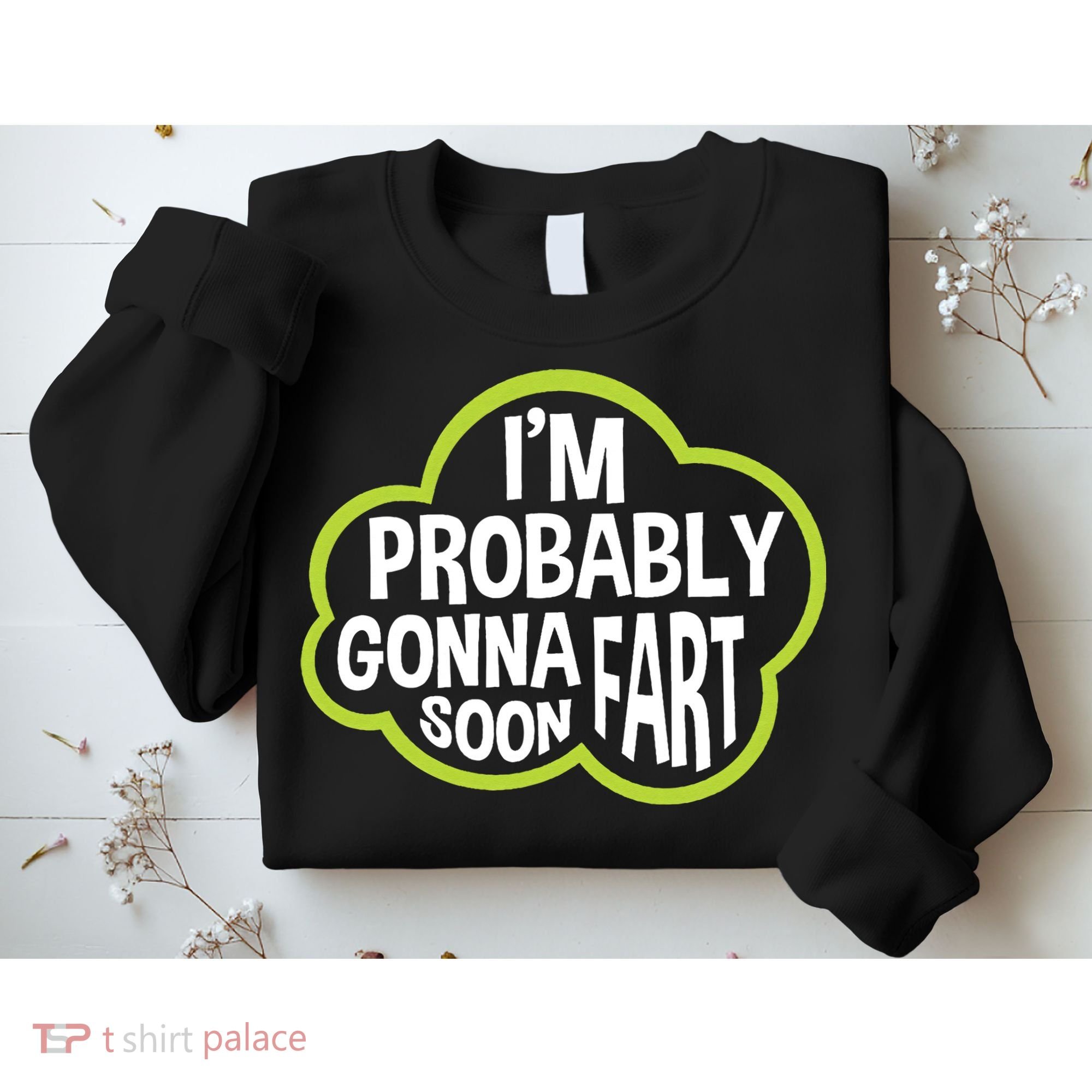 Don't Approach Sarcasm I'm Probably Gonna Fart Soon Funny Sweatshirt