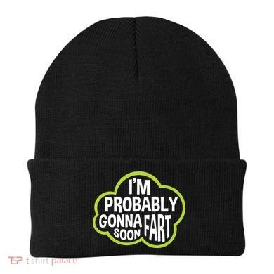Don't Approach Sarcasm I'm Probably Gonna Fart Soon Funny Beanie