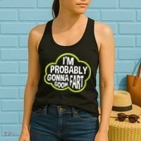 Don't Approach Sarcasm I'm Probably Gonna Fart Soon Funny Women's Tank Top thumb 2