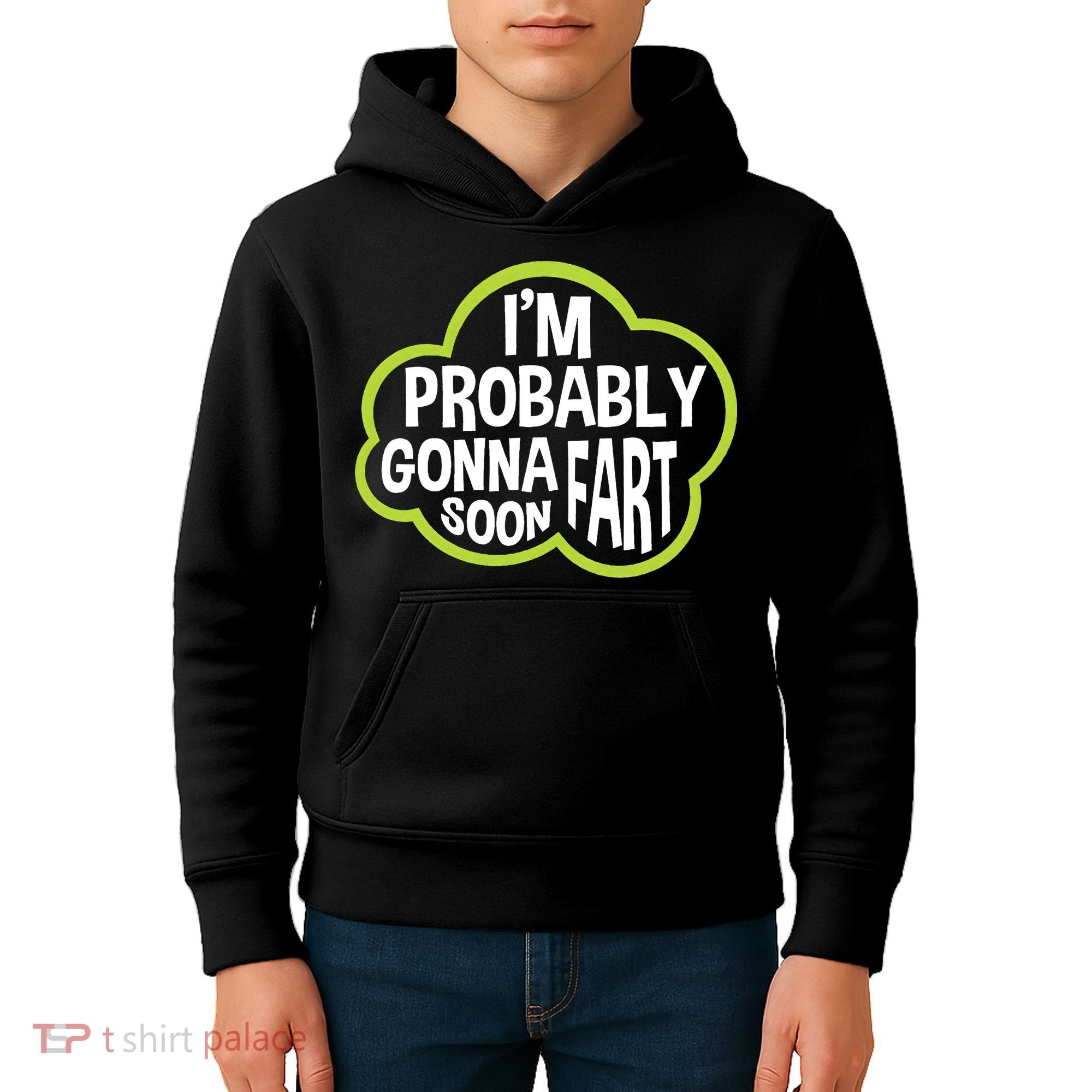 Don't Approach Sarcasm I'm Probably Gonna Fart Soon Funny Kids Hoodie