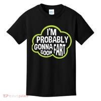 Don't Approach Sarcasm I'm Probably Gonna Fart Soon Funny Kids T-Shirt thumb 0