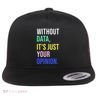 Data Analyst Statistics Statistician Funny Data Engineer Flat Bill Trucker Hat