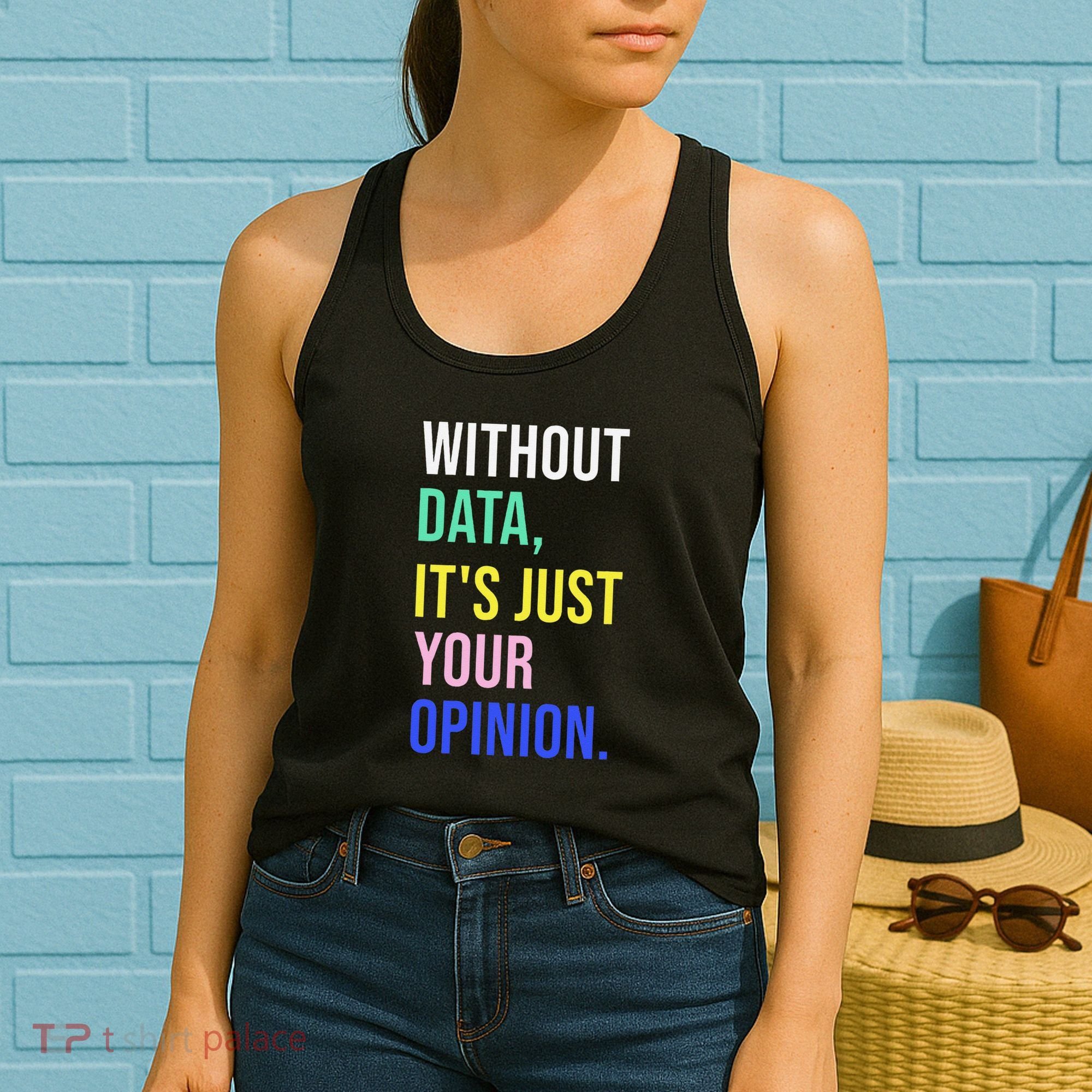 Data Analyst Statistics Statistician Funny Data Engineer Women's Tank Top