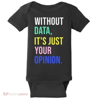 Data Analyst Statistics Statistician Funny Data Engineer Baby Bodysuit