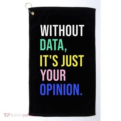 Data Analyst Statistics Statistician Funny Data Engineer Golf Towel