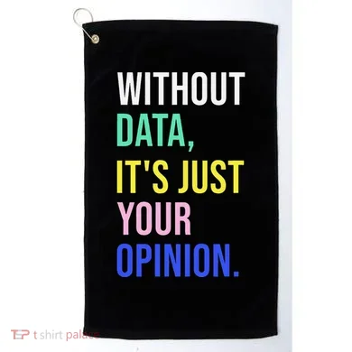 Data Analyst Statistics Statistician Funny Data Engineer Golf Towel