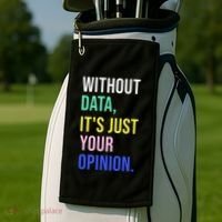 Data Analyst Statistics Statistician Funny Data Engineer Golf Towel thumb 2