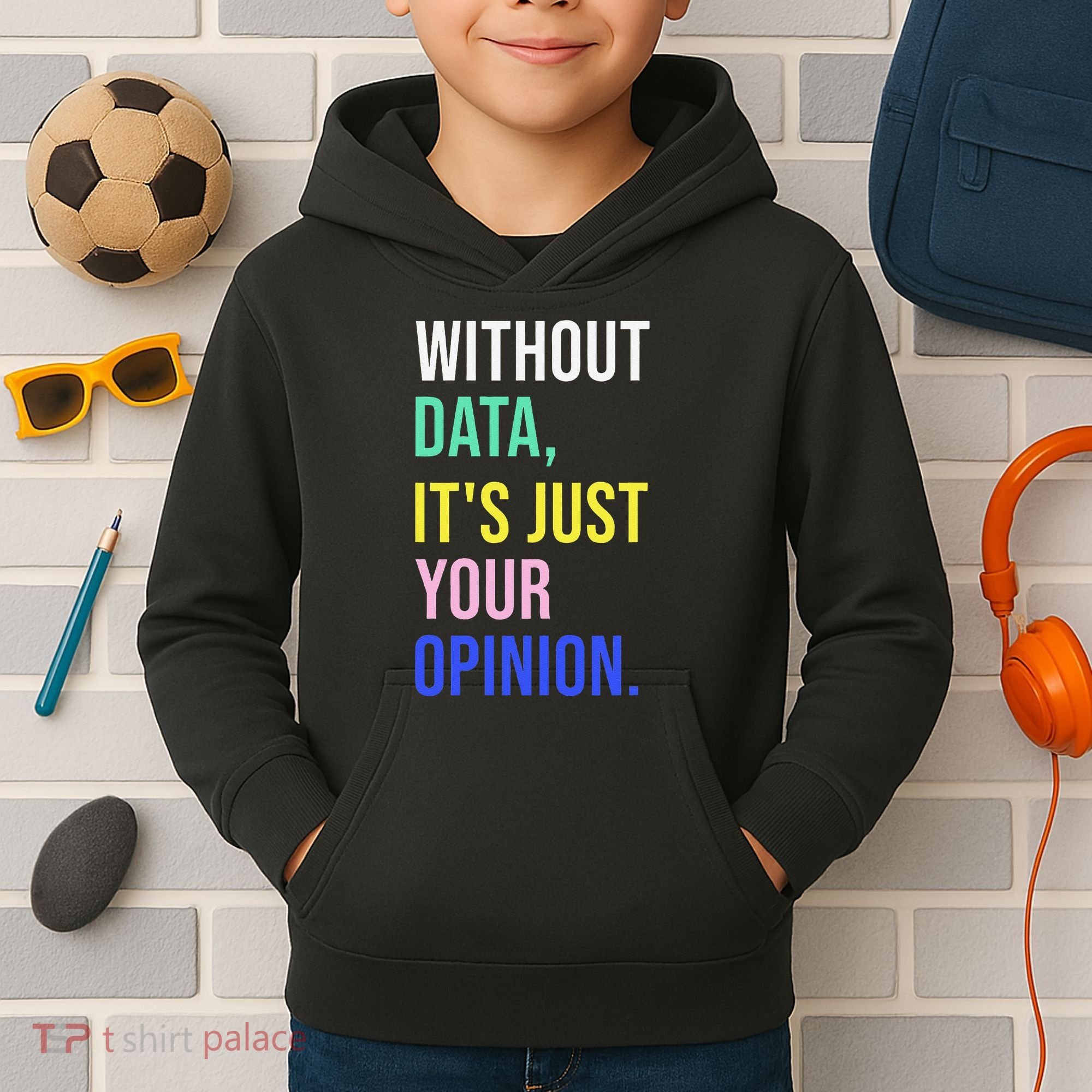 Data Analyst Statistics Statistician Funny Data Engineer Kids Hoodie