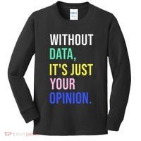 Data Analyst Statistics Statistician Funny Data Engineer Kids Long Sleeve Shirt thumb 0