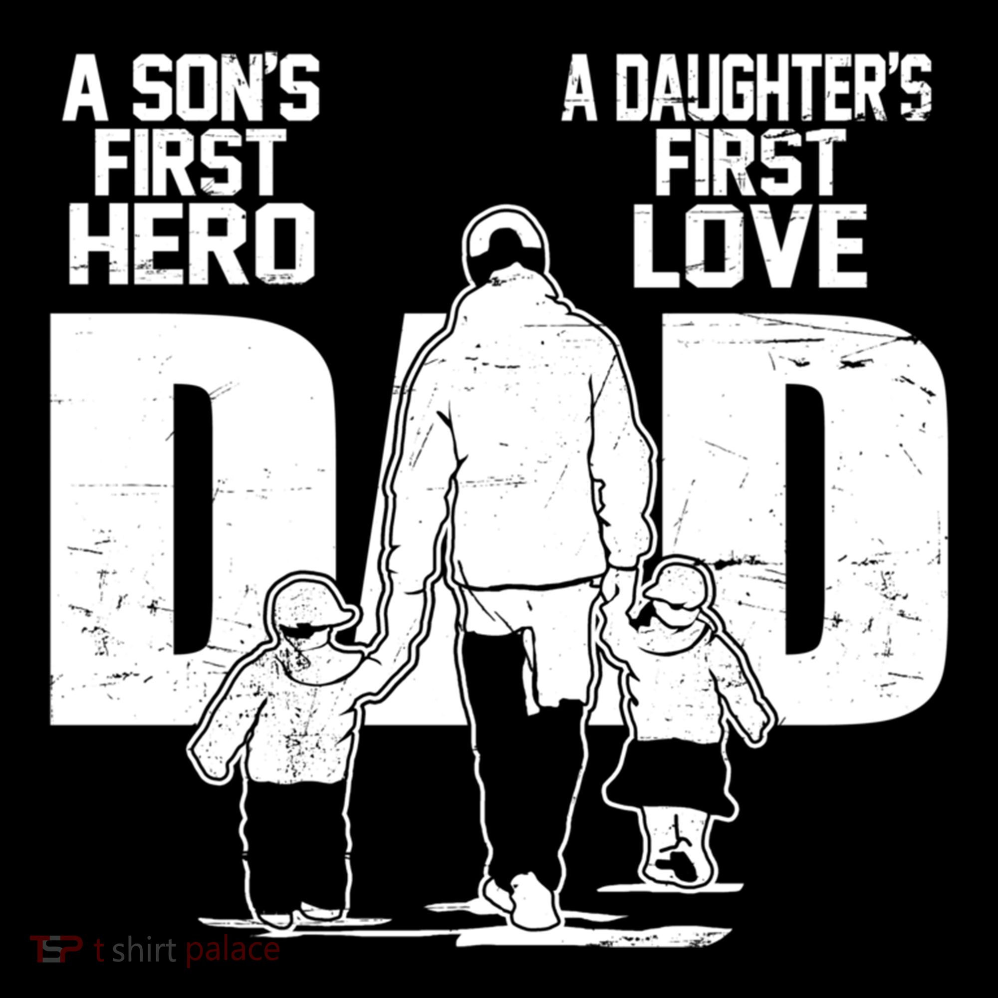 Dad A Sons First Hero Daughters First Love FatherS Day Gift Women's Hoodie