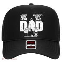 Dad A Sons First Hero Daughters First Love FatherS Day Gift Hat thumb 0