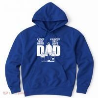 Dad A Sons First Hero Daughters First Love FatherS Day Gift Hoodie thumb 0