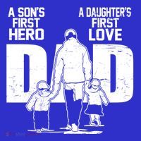 Dad A Sons First Hero Daughters First Love FatherS Day Gift Baby Bodysuit thumb 2