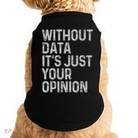Data Analyst Statistic Statistician Funny Data Engineer Nerd Doggie Tank thumb 0