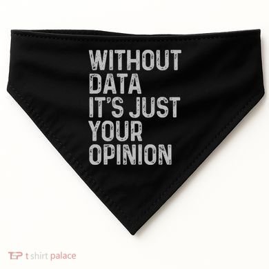 Data Analyst Statistic Statistician Funny Data Engineer Nerd USA-Made Doggie Bandana