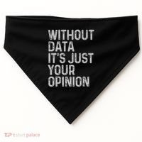 Data Analyst Statistic Statistician Funny Data Engineer Nerd USA-Made Doggie Bandana thumb 0