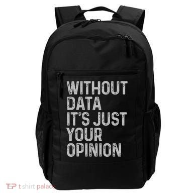 Data Analyst Statistic Statistician Funny Data Engineer Nerd Backpack