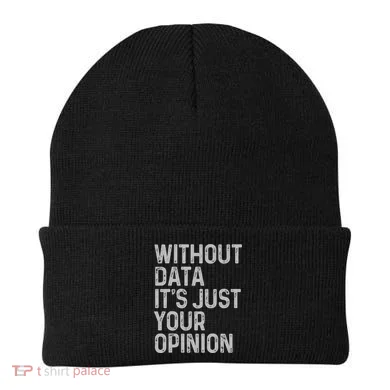Data Analyst Statistic Statistician Funny Data Engineer Nerd Beanie