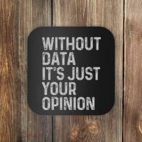 Data Analyst Statistic Statistician Funny Data Engineer Nerd Coaster thumb 0