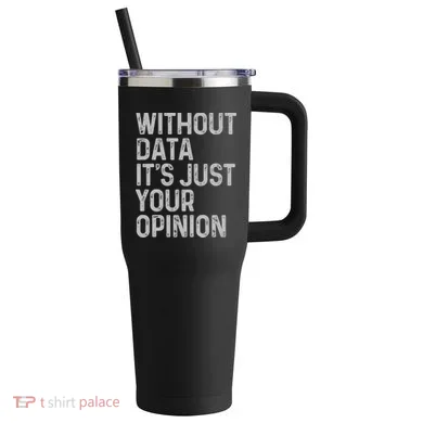 Data Analyst Statistic Statistician Funny Data Engineer Nerd 40oz Vacuum Insulated Stainless Steel Travel Tumbler