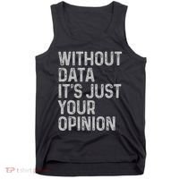 Data Analyst Statistic Statistician Funny Data Engineer Nerd Tank Top thumb 0