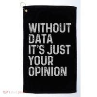 Data Analyst Statistic Statistician Funny Data Engineer Nerd Golf Towel thumb 0