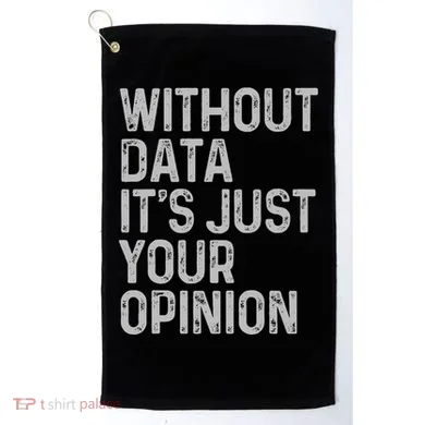 Data Analyst Statistic Statistician Funny Data Engineer Nerd Golf Towel