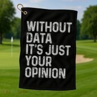 Data Analyst Statistic Statistician Funny Data Engineer Nerd Golf Towel thumb 1
