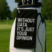 Data Analyst Statistic Statistician Funny Data Engineer Nerd Golf Towel thumb 2