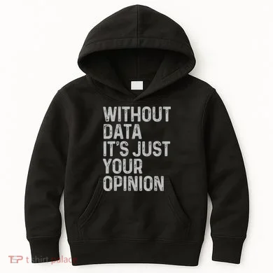 Data Analyst Statistic Statistician Funny Data Engineer Nerd Kids Hoodie
