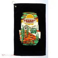 Desert Adventure Soda Can Golf Towel thumb 0